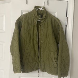 GAP || Forest Green Quilted Jacket Small